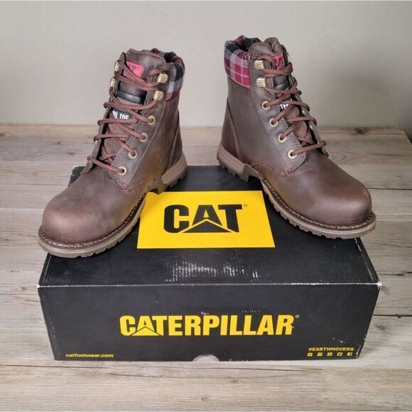 Caterpillar Women's Kenzie Steel Toe Work Boot Sz 11M - Picture 2 of 13